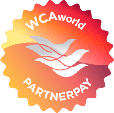 WCAworld PartnerPay seal